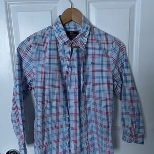 Vineyard Vines Blue and Red Checkered Shirt